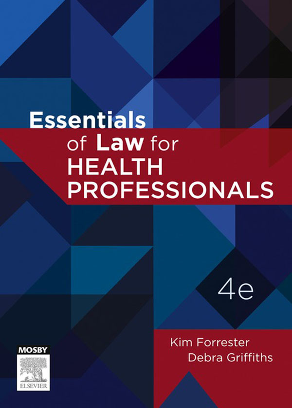 Cover Essentials of Law for Health Professionals - eBook