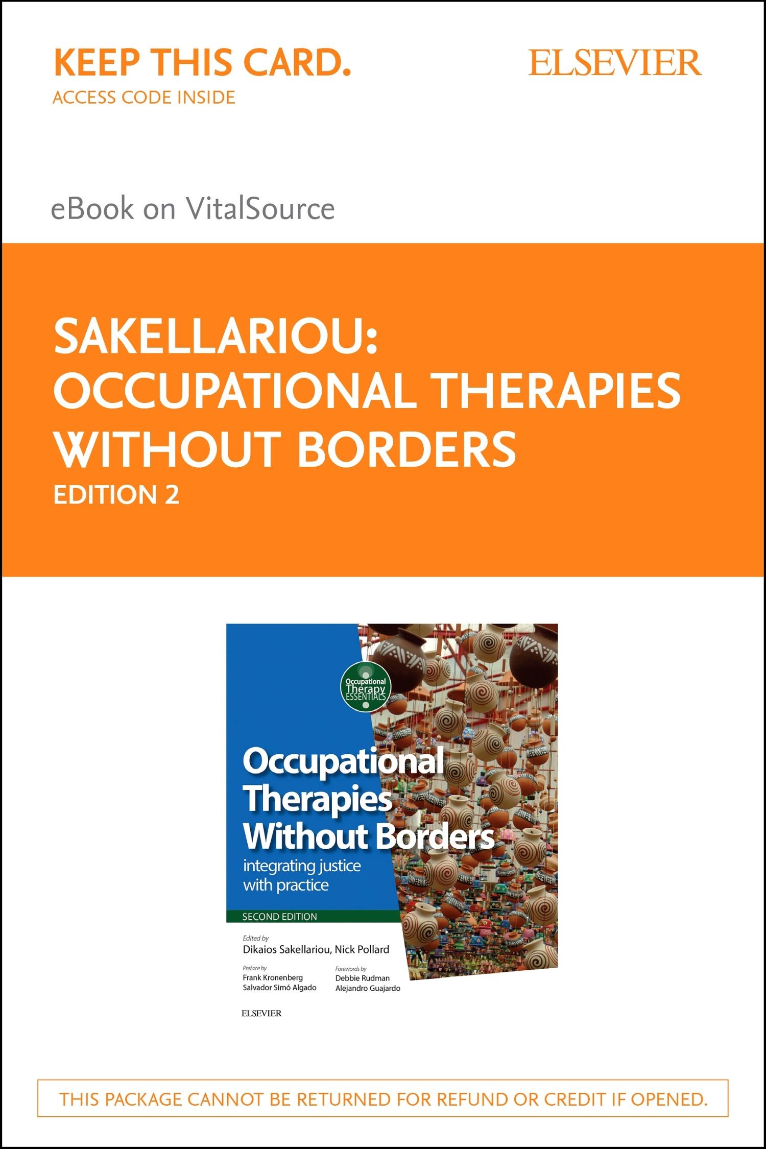 Cover Occupational Therapies Without Borders E-Book