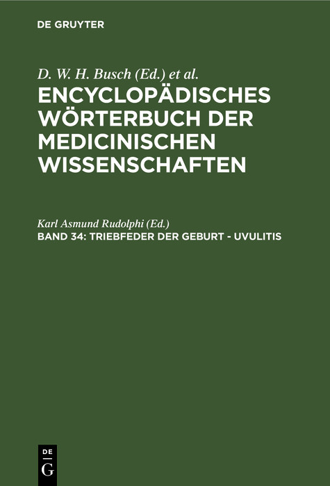Cover Triebfeder der Geburt - Uvulitis