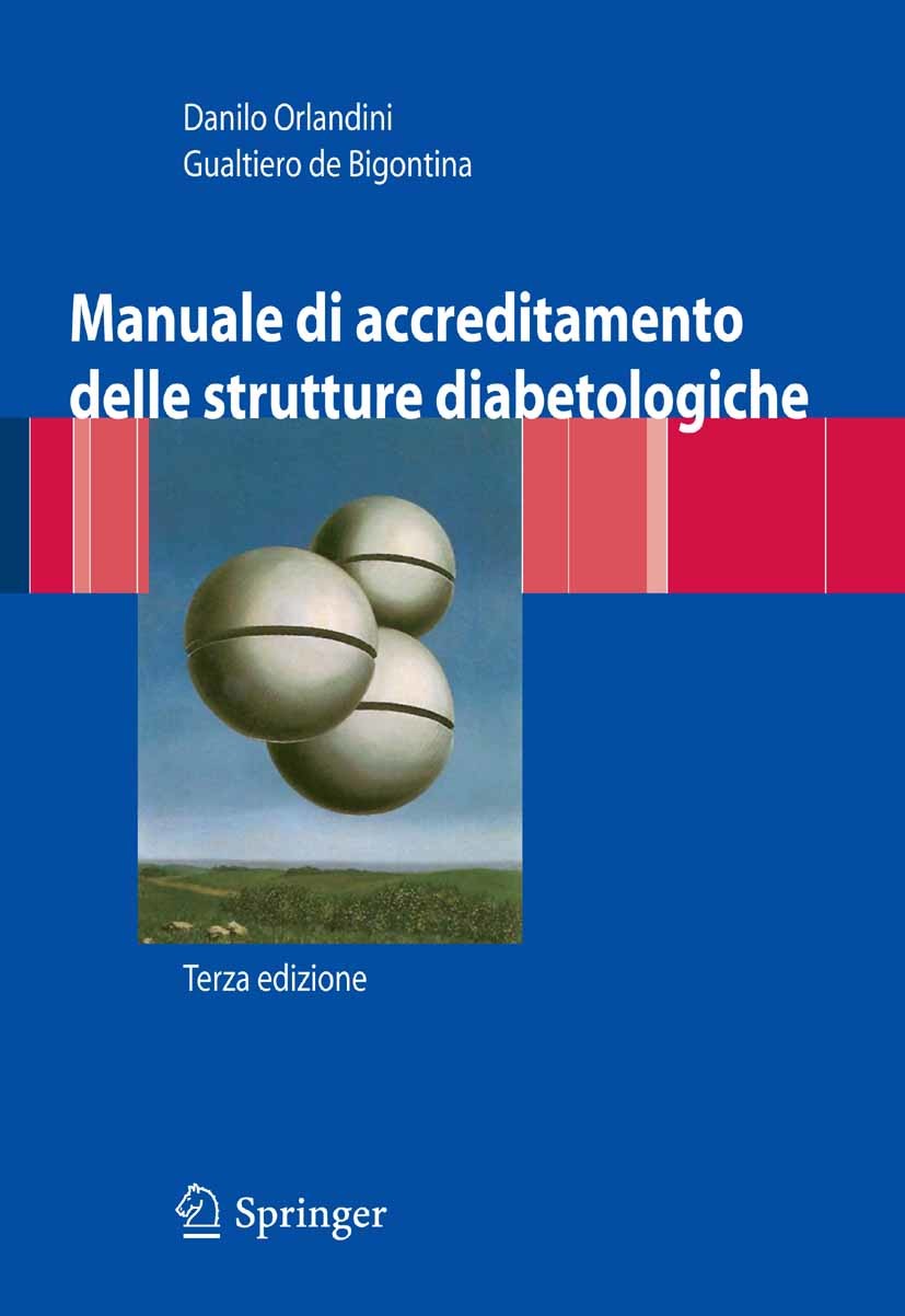 Cover Manuale di accreditamento delle strutture diabetologiche
