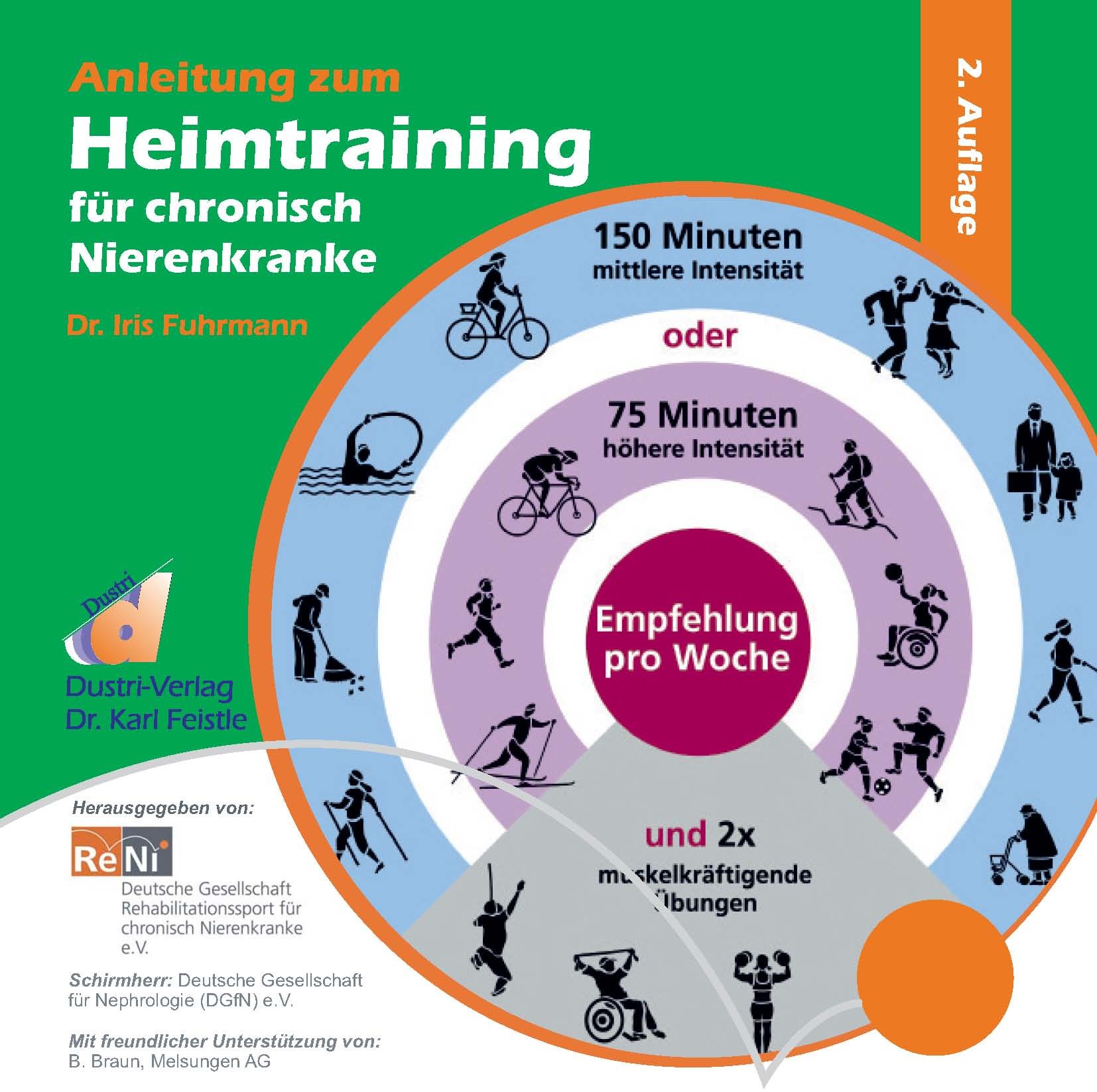 Cover Anleitung zum Heimtraining für chronisch Nierenkranke