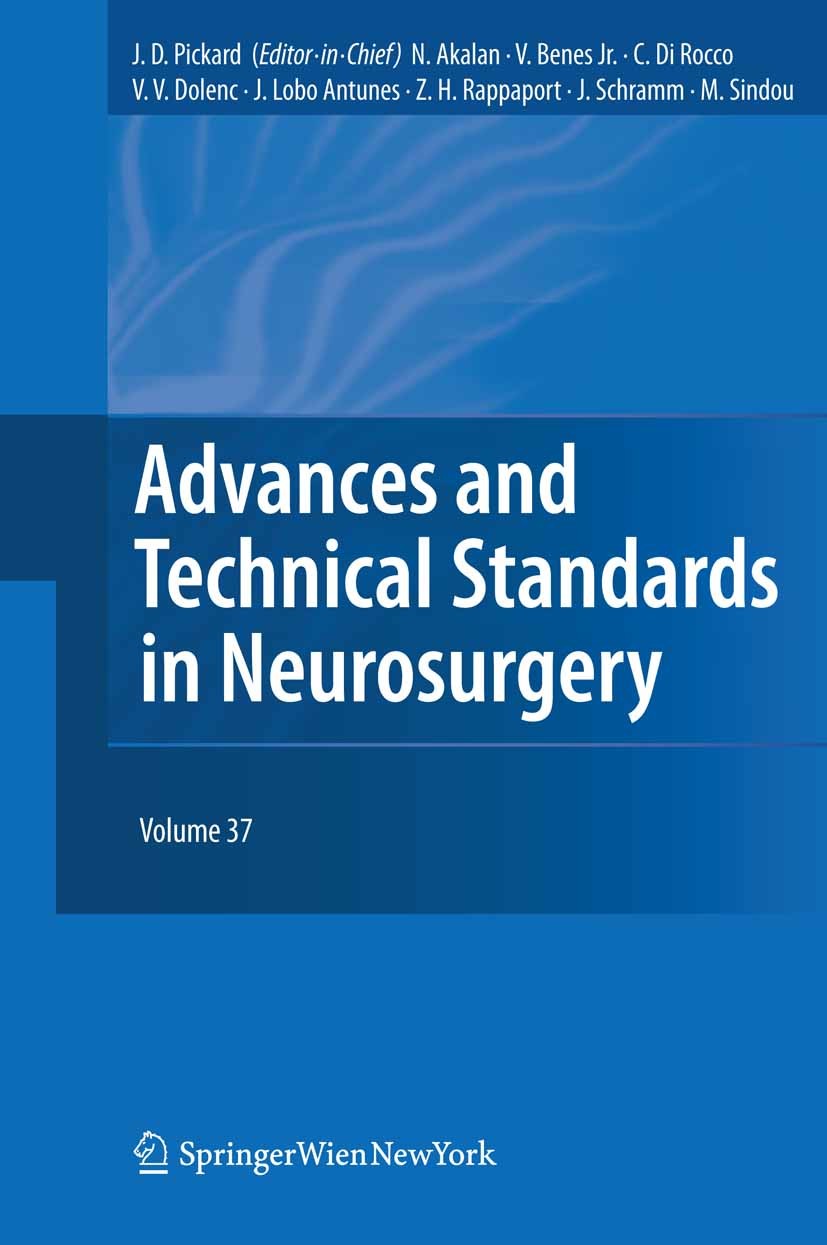 Cover Advances and Technical Standards in Neurosurgery