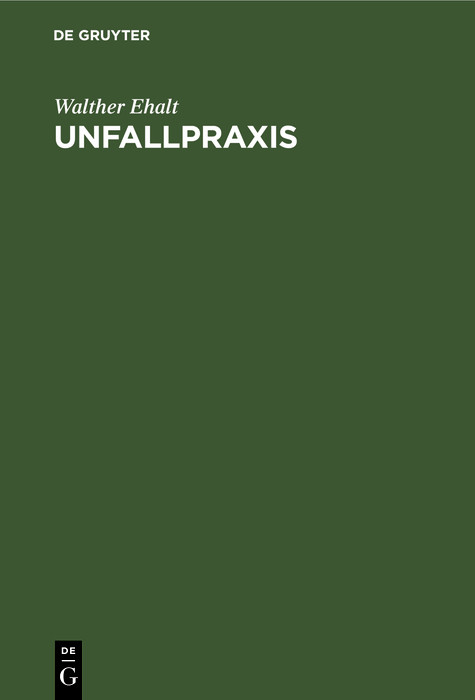 Cover Unfallpraxis