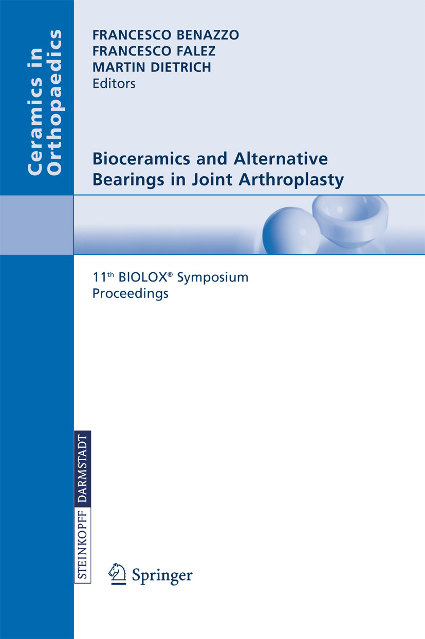 Cover Bioceramics and Alternative Bearings in Joint Arthroplasty