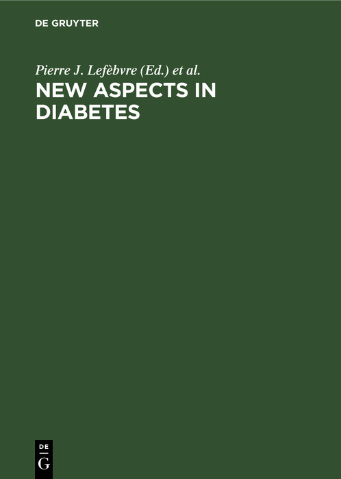 Cover New Aspects in Diabetes