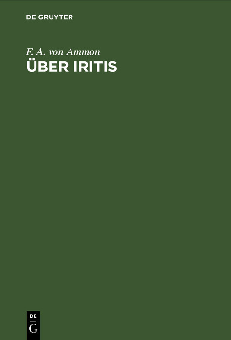 Cover Über Iritis