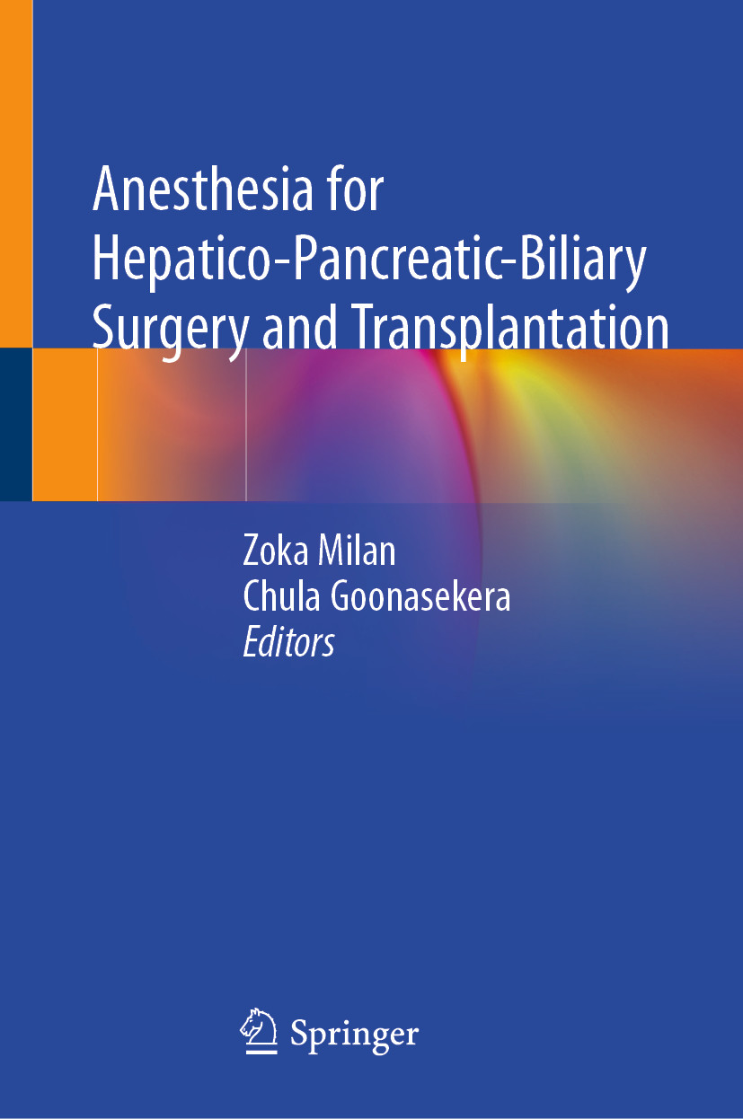 Cover Anesthesia for Hepatico-Pancreatic-Biliary Surgery and Transplantation