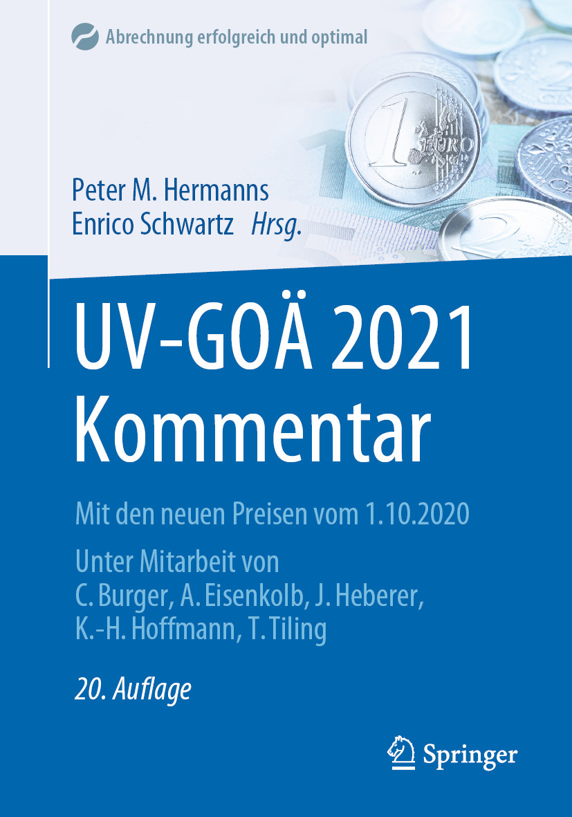 Cover UV-GOÄ 2021 Kommentar