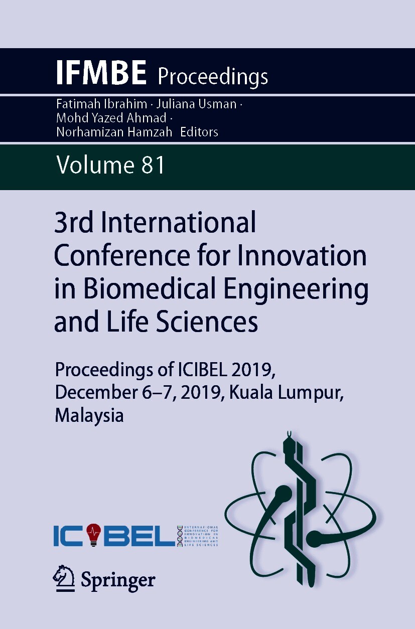 Cover 3rd International Conference for Innovation in Biomedical Engineering and Life Sciences