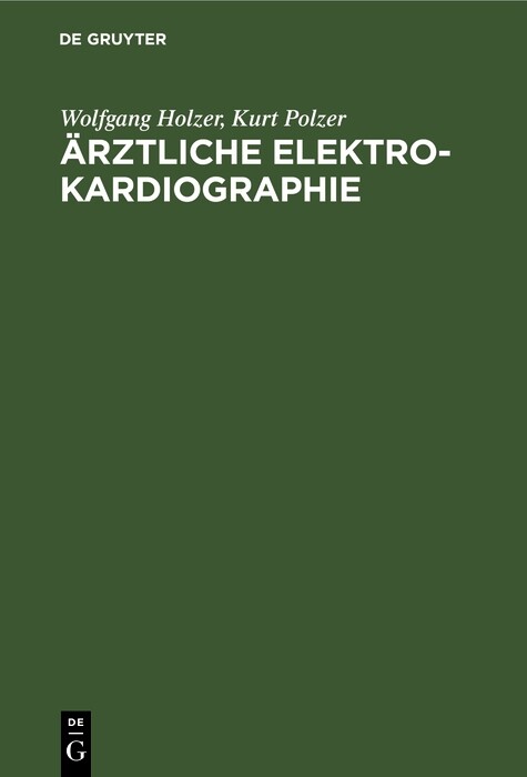 Cover Ärztliche Elektrokardiographie