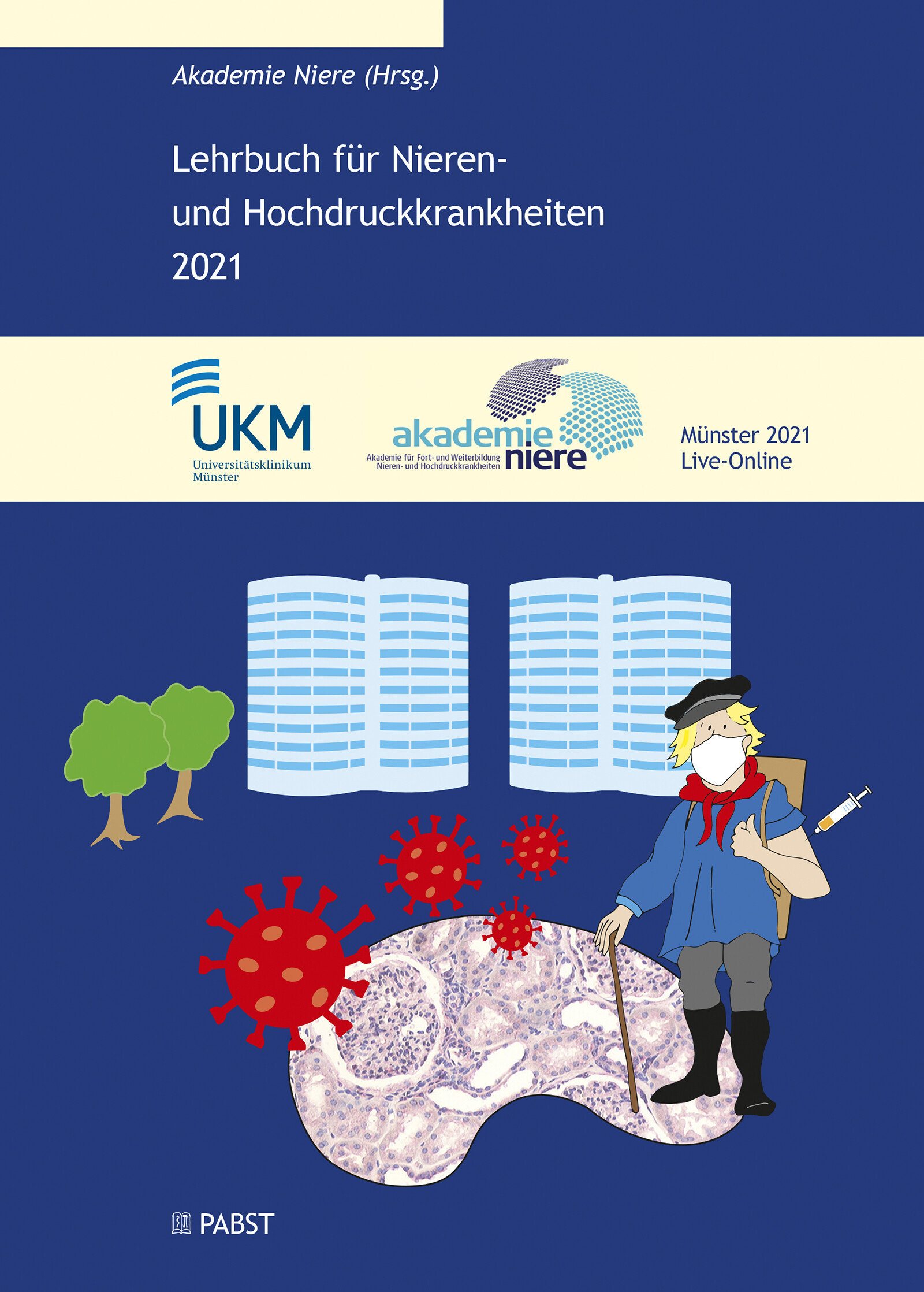 Cover Lehrbuch für Nieren und Hochdruckkrankheiten 2021