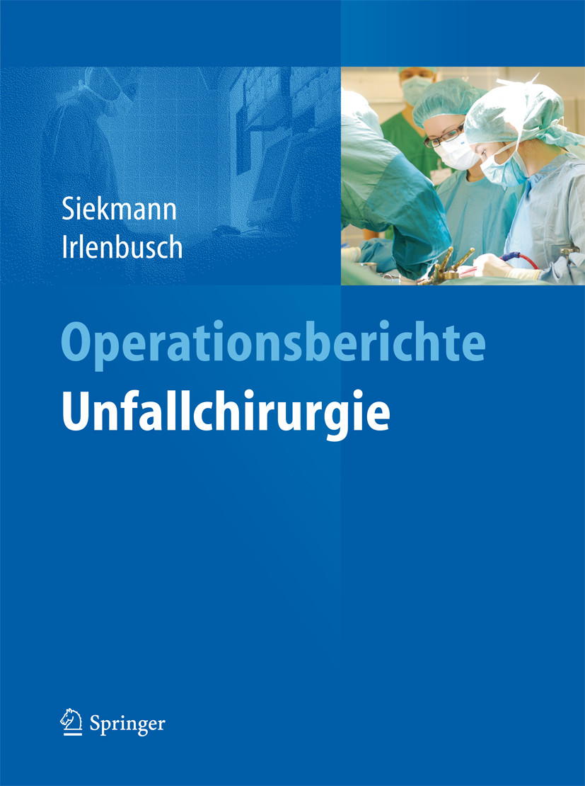 Cover Operationsberichte Unfallchirurgie