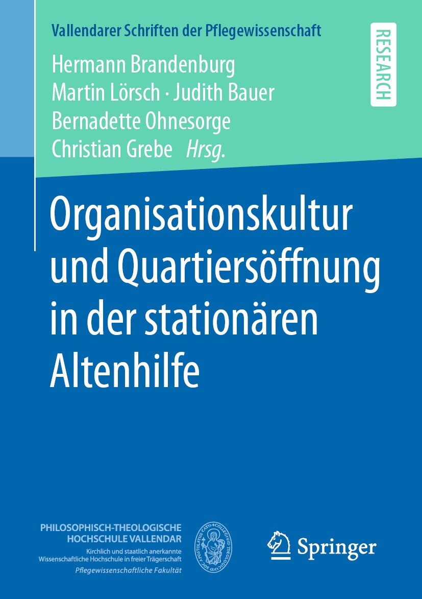 Cover Organisationskultur und Quartiersöffnung in der stationären Altenhilfe