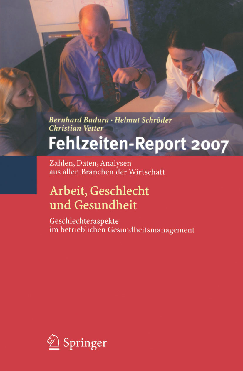 Cover Fehlzeiten-Report 2007