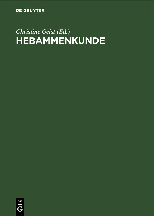 Cover Hebammenkunde