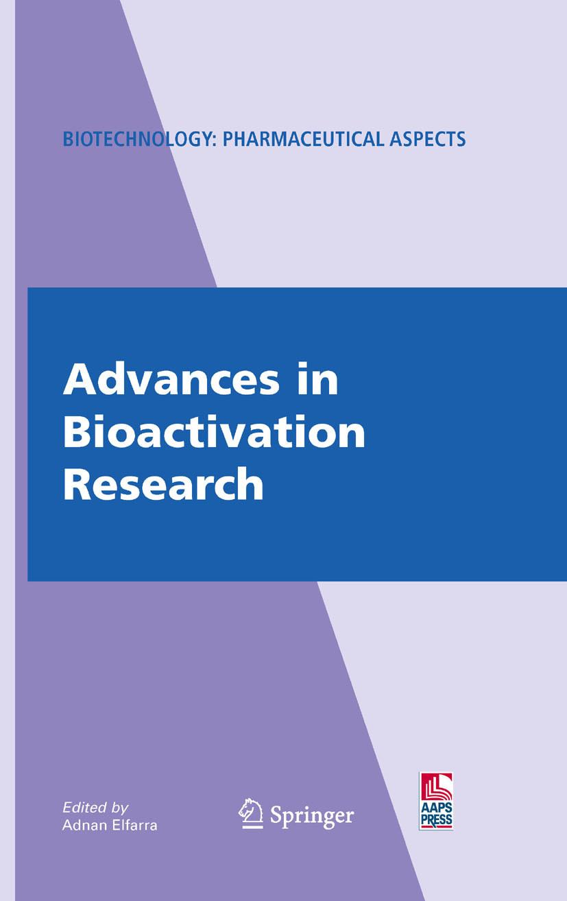 Cover Advances in Bioactivation Research