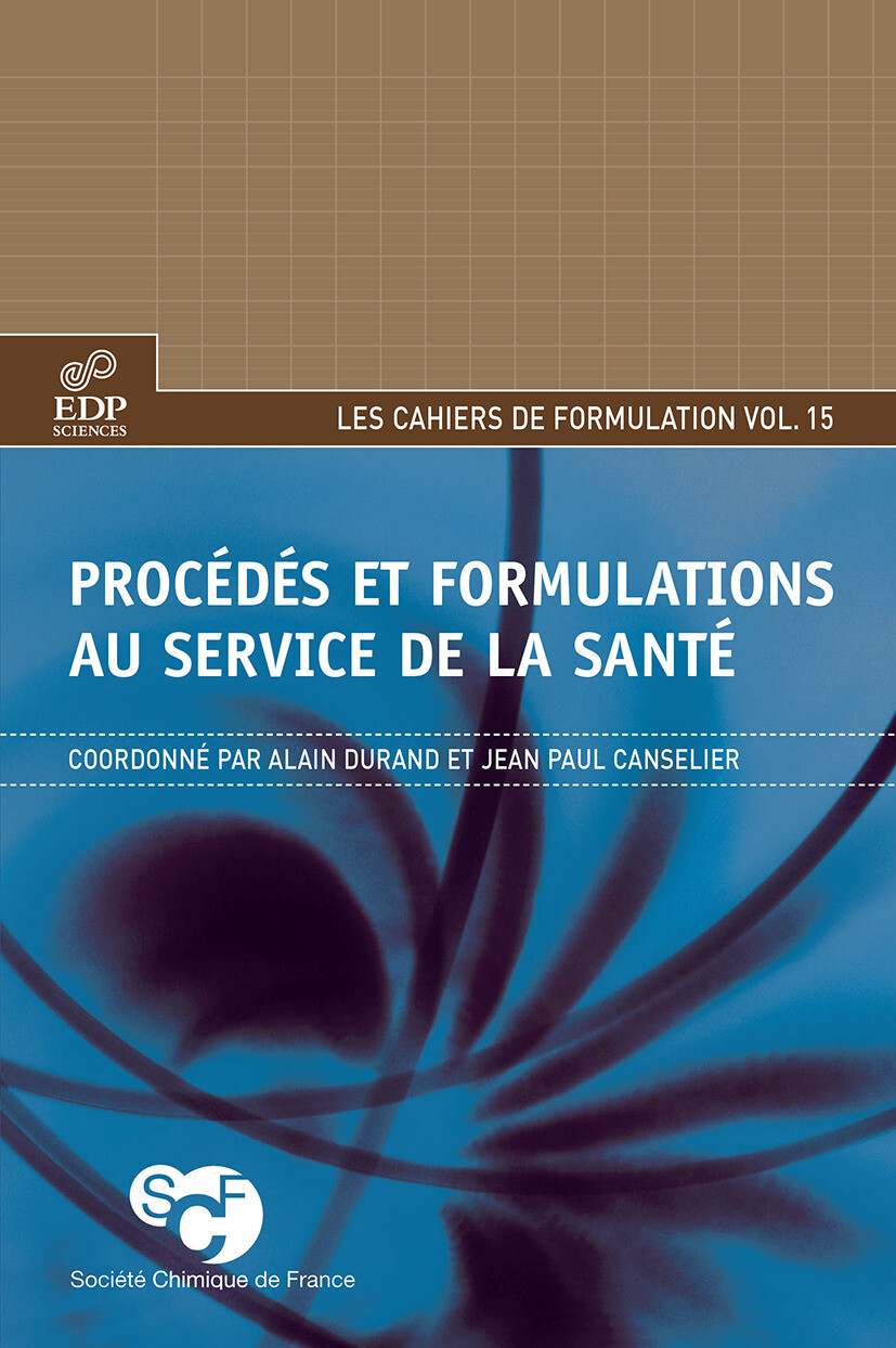 Cover Procédés et formulations au service de la santé