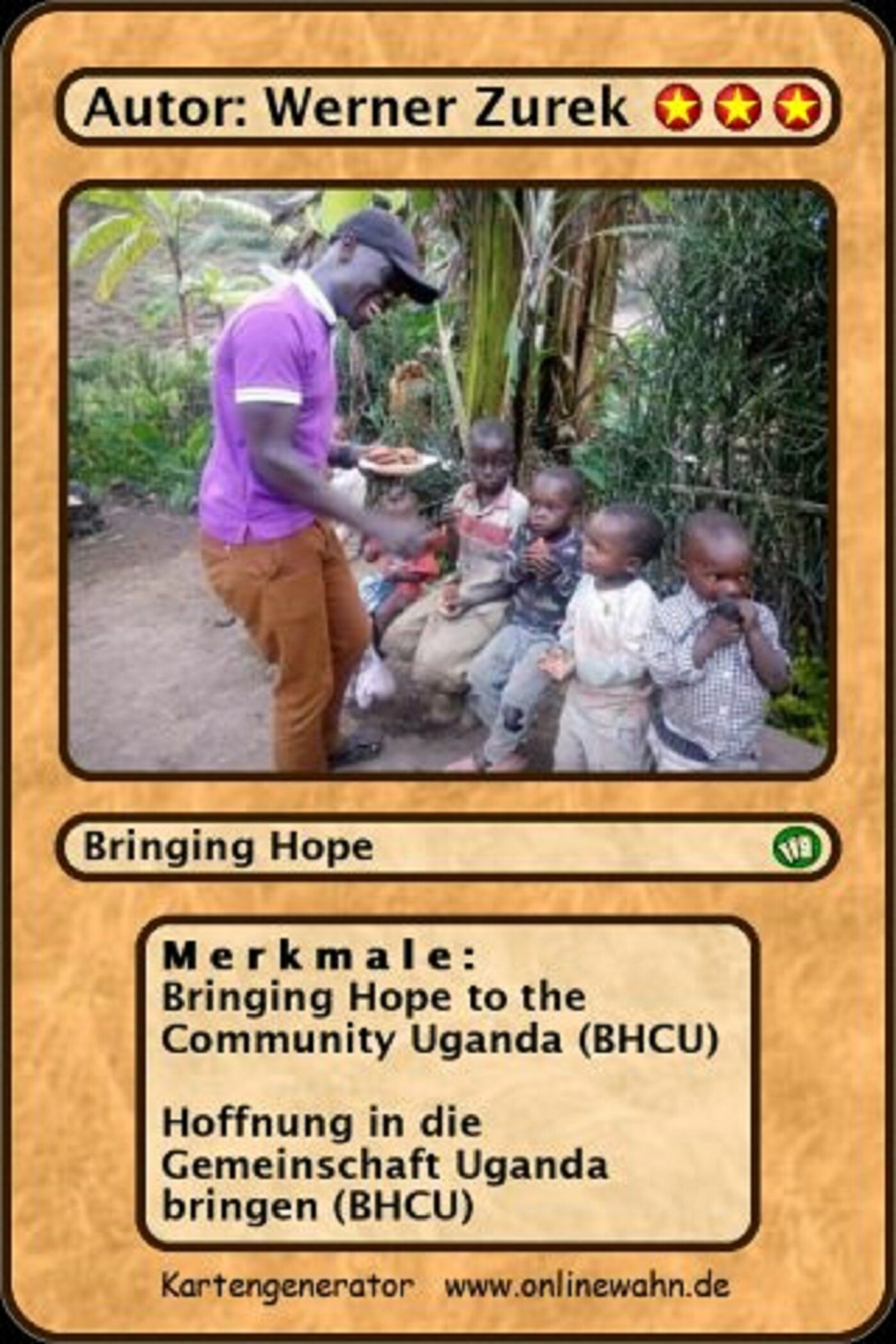 Cover Bringing Hope to the Community Uganda (BHCU) Hoffnung in die Gemeinschaft Uganda bringen (BHCU)