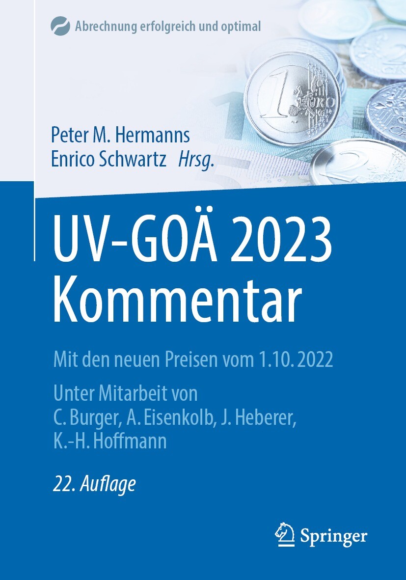 Cover UV-GOÄ 2023 Kommentar