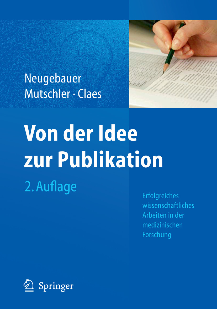Cover Von der Idee zur Publikation
