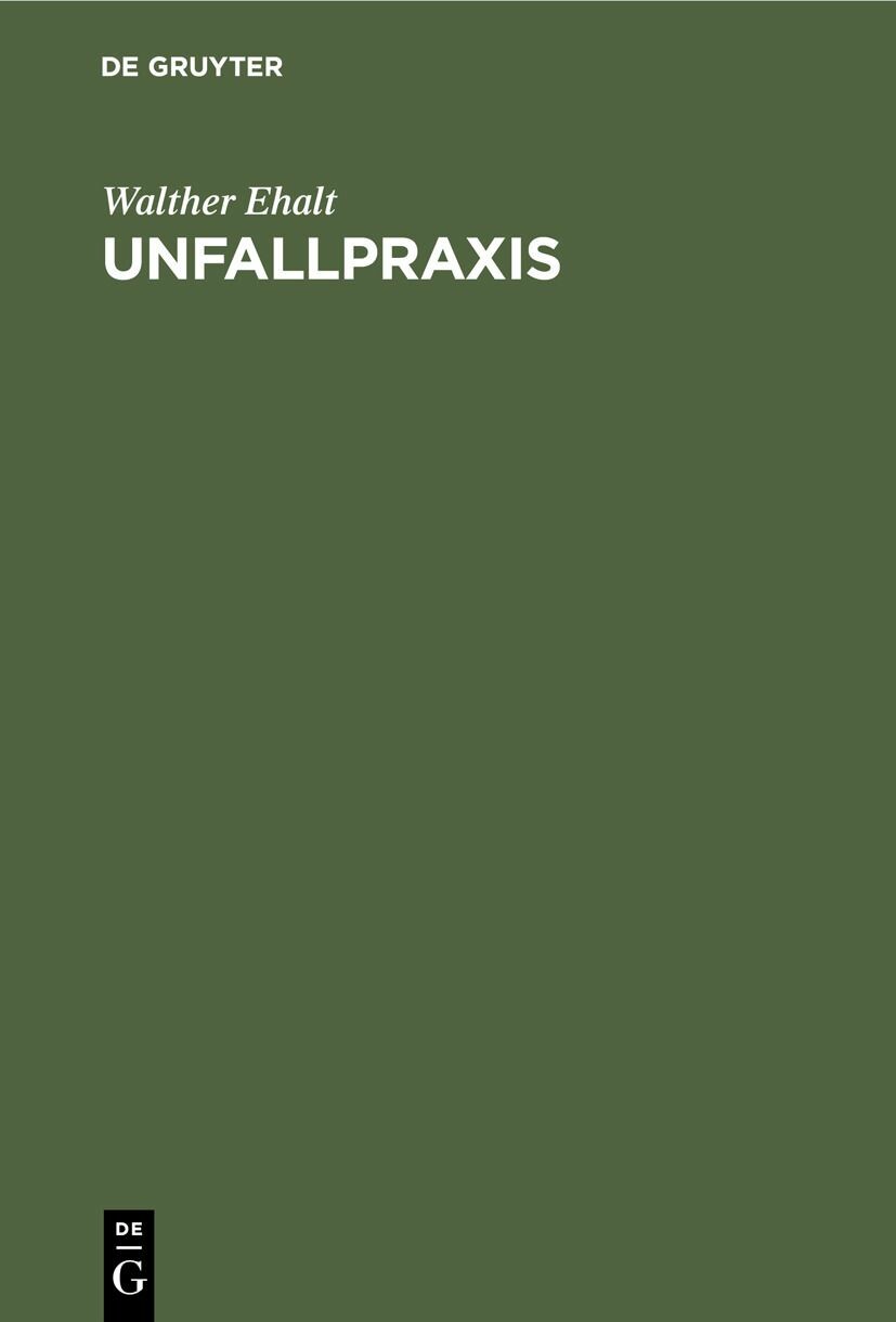 Cover Unfallpraxis