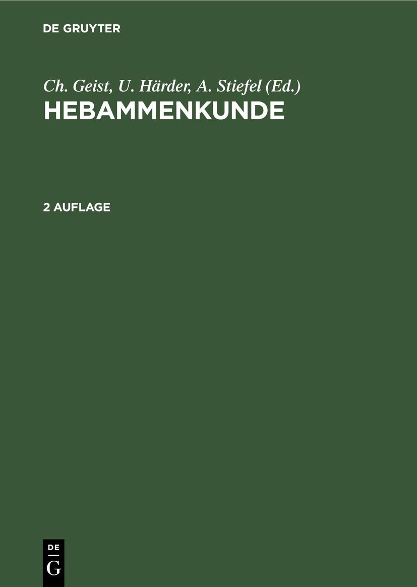 Cover Hebammenkunde