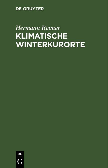 Klimatische Winterkurorte