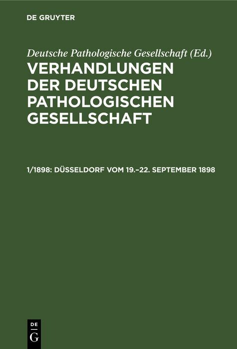 Düsseldorf vom 19.-22. September 1898