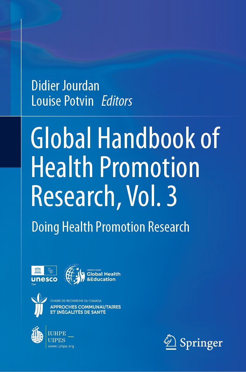 Cover Global Handbook of Health Promotion Research, Vol. 3