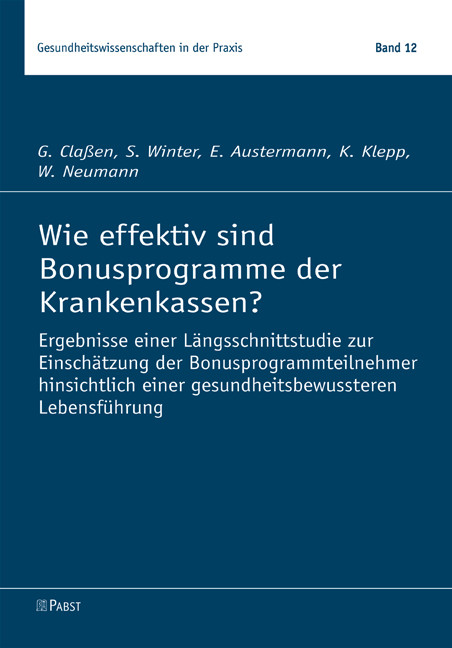 Cover Wie effektiv sind Bonusprogramme der Krankenkassen?