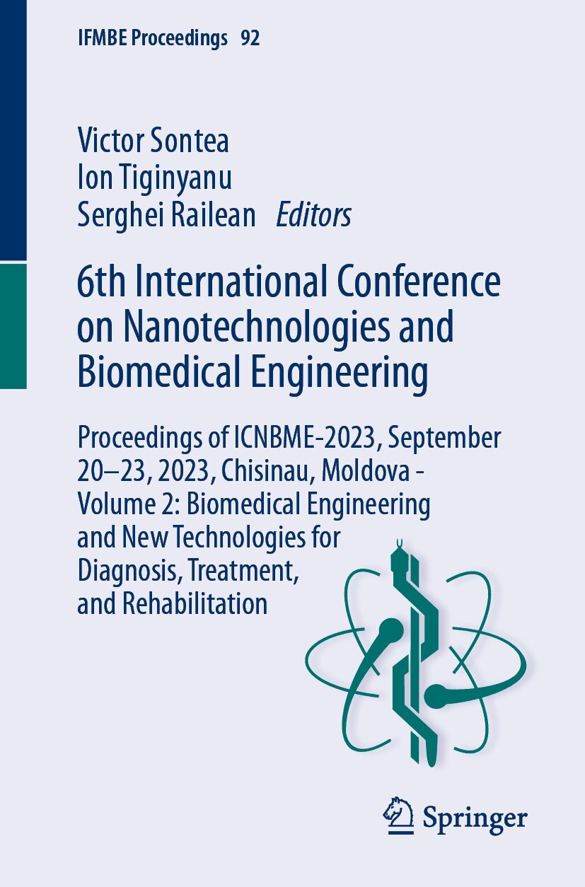 Cover 6th International Conference on Nanotechnologies and Biomedical Engineering