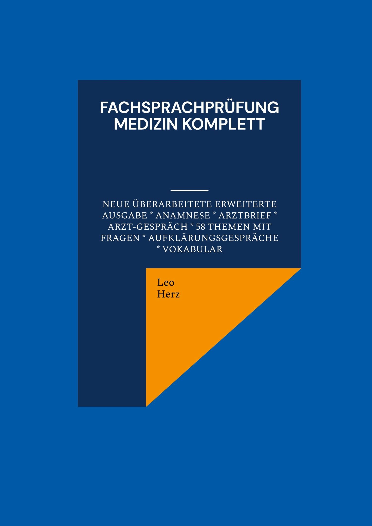 Cover Fachsprachprüfung Medizin komplett