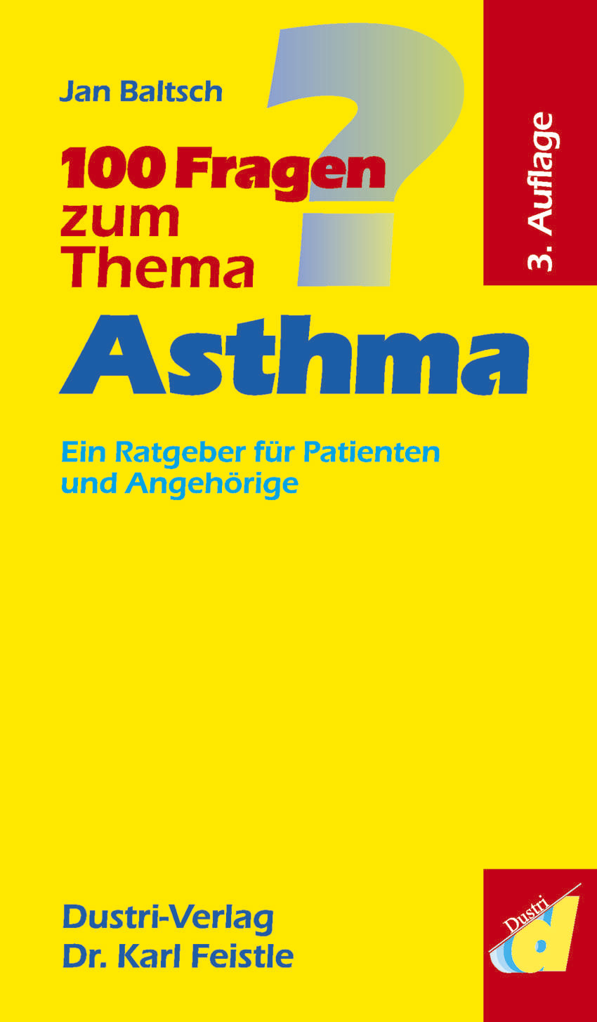 Cover 100 Fragen zum Thema Asthma (3. Auflage)