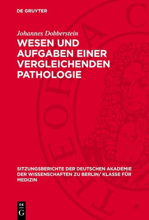 Cover Wesen und Aufgaben einer vergleichenden Pathologie