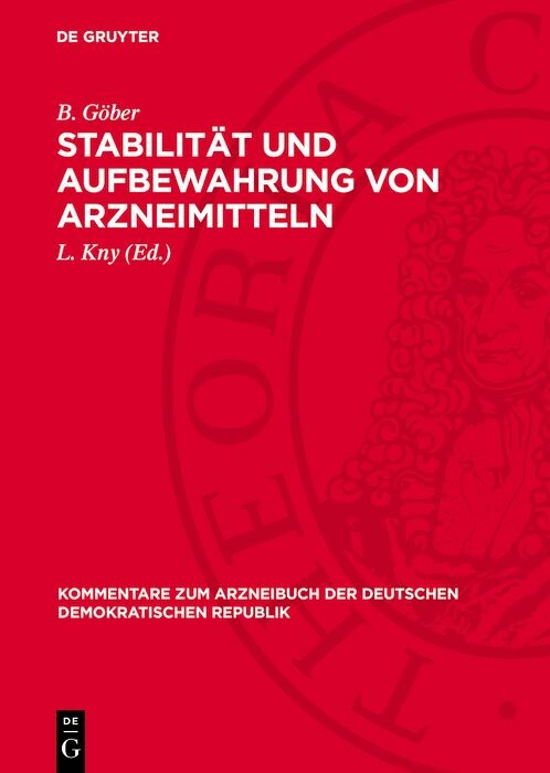 Cover Stabilität und Aufbewahrung von Arzneimitteln