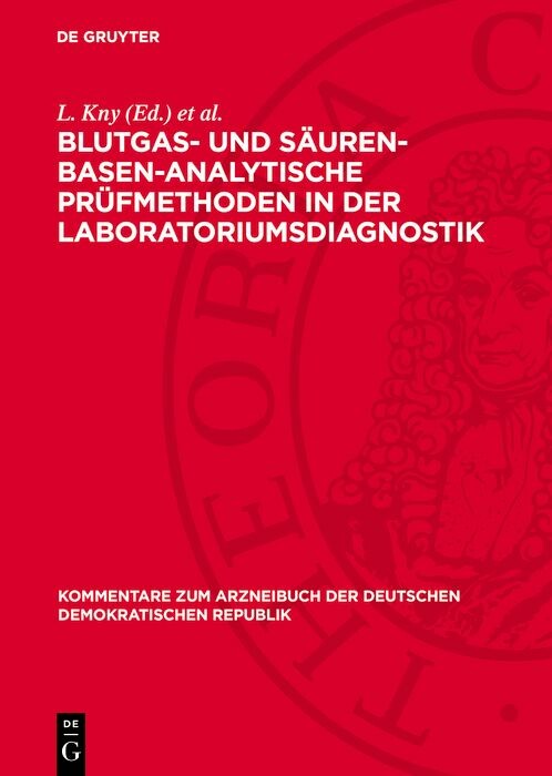 Cover Blutgas- und säuren-basen-analytische Prüfmethoden in der Laboratoriumsdiagnostik