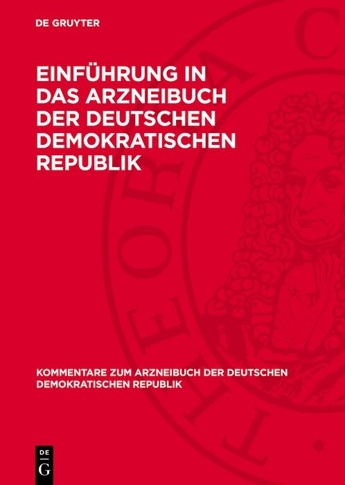 Cover Einführung in das Arzneibuch der Deutschen Demokratischen Republik