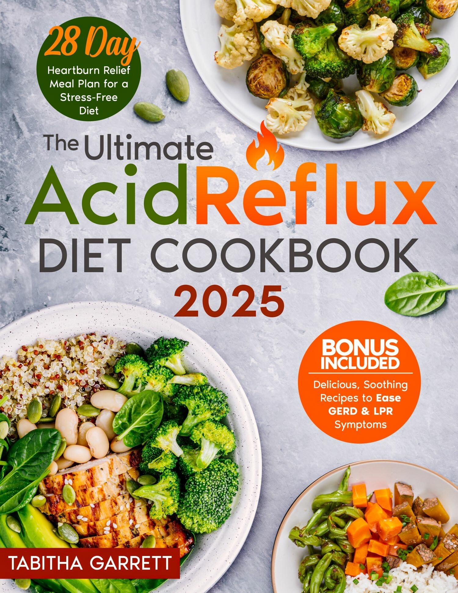 Cover The Ultimate Acid Reflux Diet Cookbook 2025