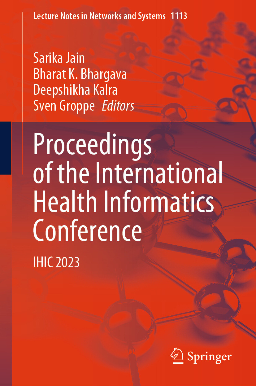 Cover Proceedings of the International Health Informatics Conference