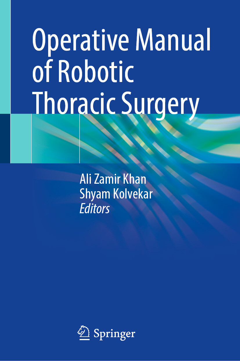 Cover Operative Manual of Robotic Thoracic Surgery