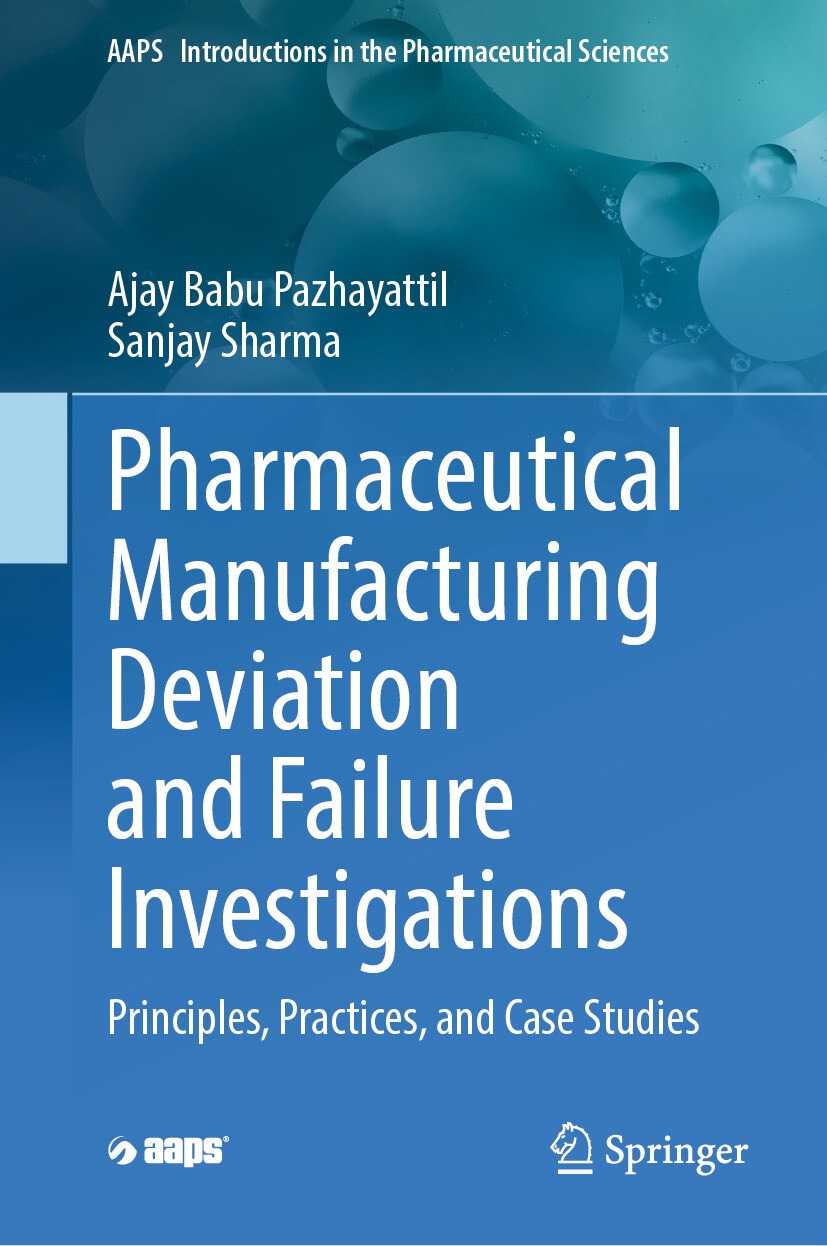 Cover Pharmaceutical Manufacturing Deviation and Failure Investigations