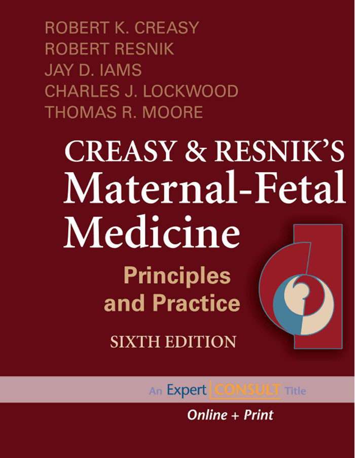 Cover Creasy and Resnik's Maternal-Fetal Medicine: Principles and Practice