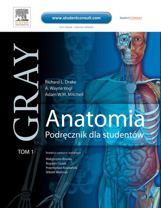 Cover Anatomia. Podrecznik dla studentów. Gray. Tom 1