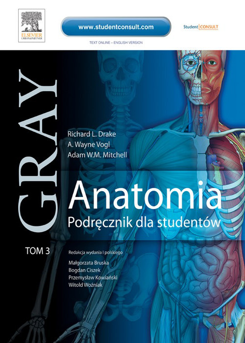 Cover Anatomia. Podrecznik dla studentów. Gray. Tom 3