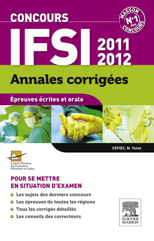 Cover Annales corrigées Concours IFSI 2011-2012
