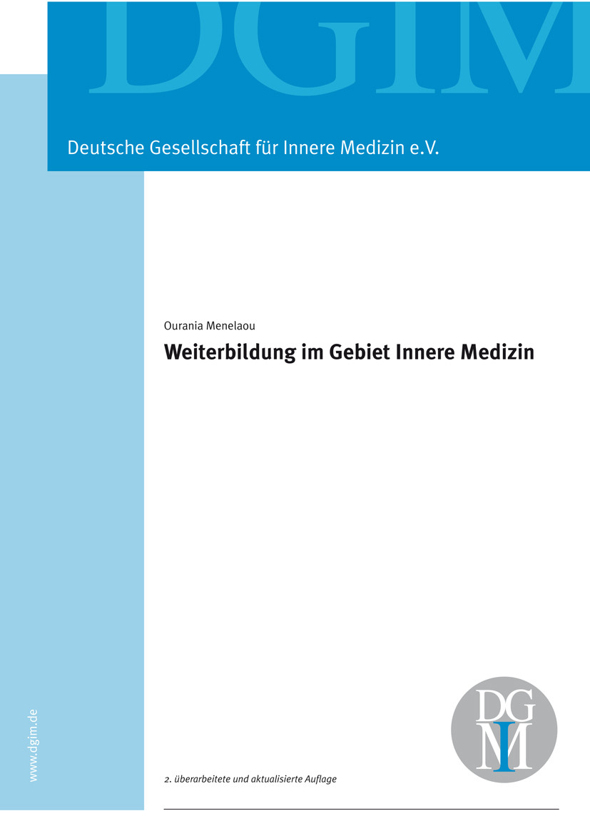 Cover Weiterbildung im Gebiet Innere Medizin