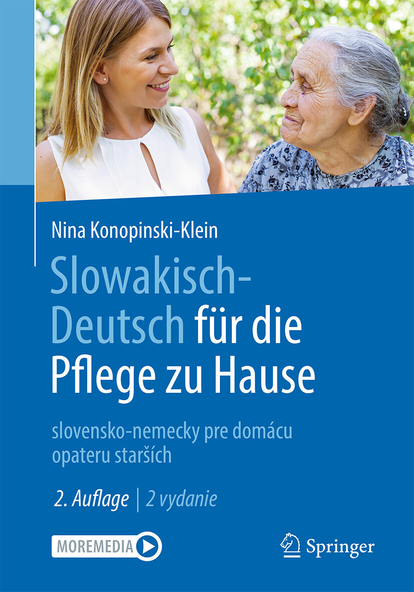 Cover Slowakisch-Deutsch für die Pflege zu Hause