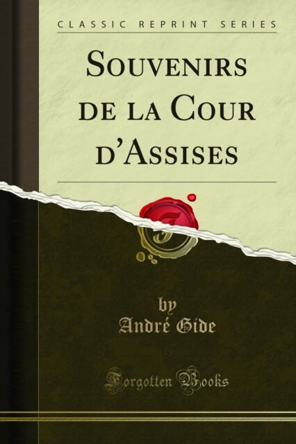 Cover Souvenirs de la Cour d''Assises
