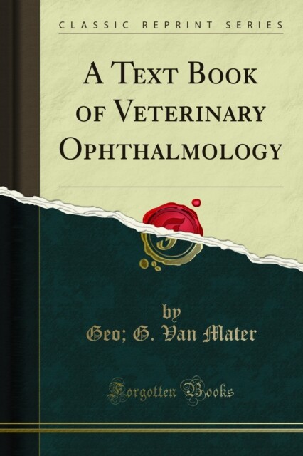 Cover Text Book of Veterinary Ophthalmology