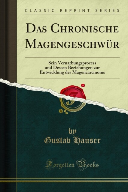 Cover Das Chronische Magengeschwür